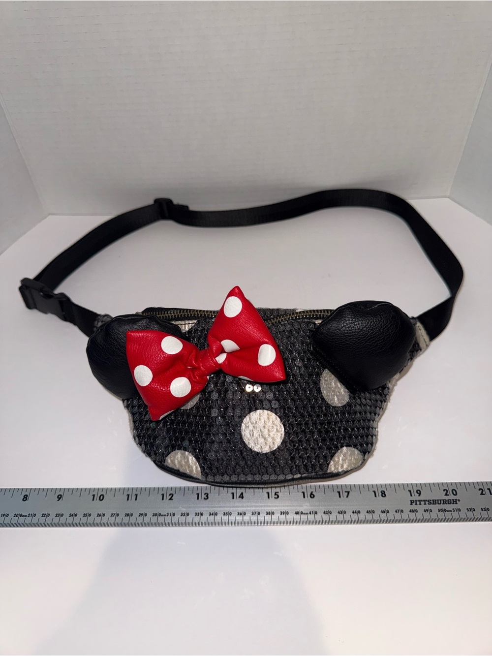 Disney Parks x Loungefly Minnie Mouse Polka Dot Belt Bag Fanny Pack